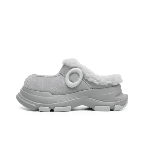 JIPOSEN Slip-resistant Closed Toe Cotton Slippers Unisex JIPOSEN Противоскользящие закрытые хлопковые тапочки унисекс