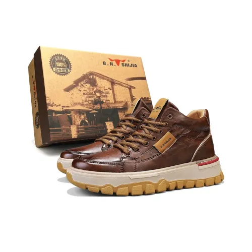 G.N.SHIJIA 9cm Мартин Ботинок Мужской