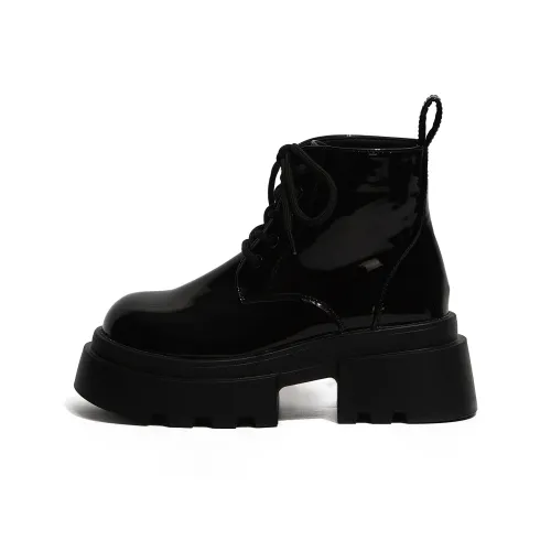 Moon Veil Короткий MID Голень Мартин Boot Женские Черный