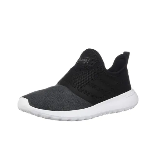 Adidas Lite Racer Slip On Износостойкий и Легкий Низкий Топ Повседневные Беговые кроссовки Женские Черные