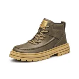 Хаки, плоская подошва