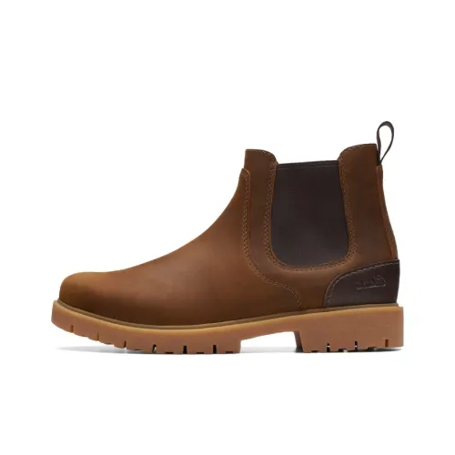 Clarks Losdale Коллекция Короткий Челси Мужской Коричневый