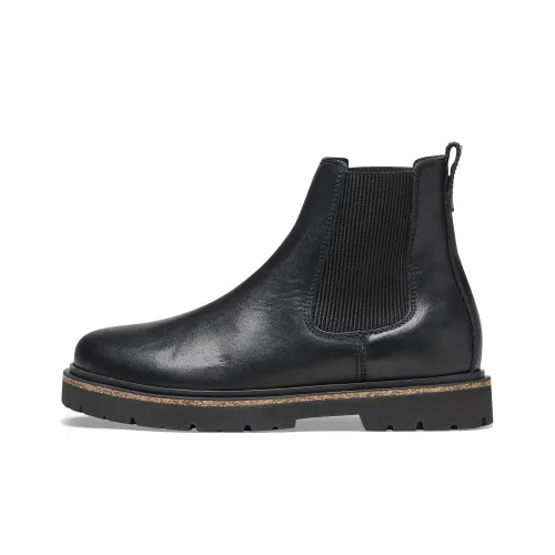 Birkenstock Короткий Челси Женские Черный Стандартный