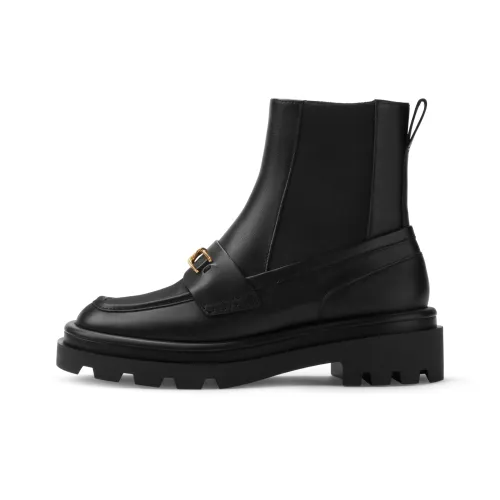 CHARLES KEITH Маленький CK Короткий Челси 4,9 см Женский Черный Темно-коричневый