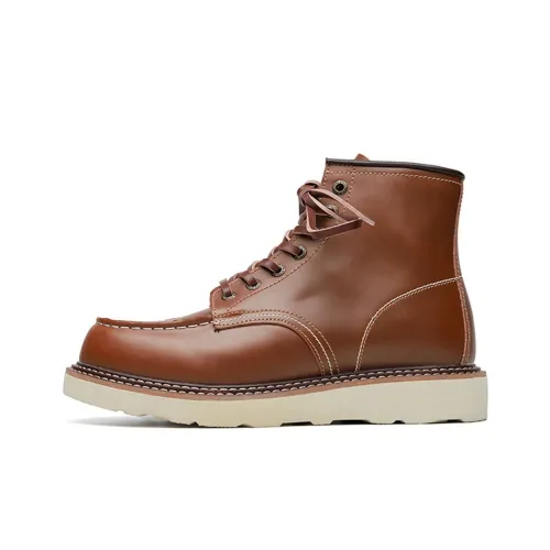 YEDANI Короткий MID Martin Boot Мужской Коричневый