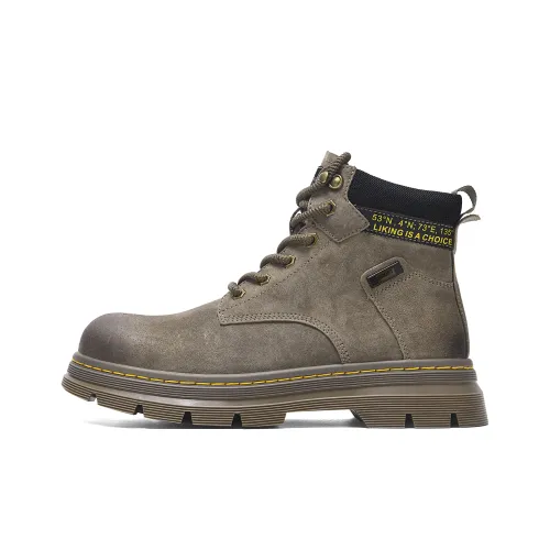 ZHENEN Зимние тактические ботинки коллекция Battle Royale ботинки Martin высота каблука 4,5 см мужские цвет хаки