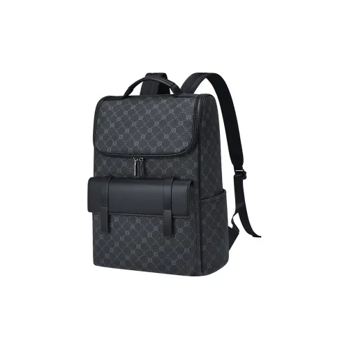 GOLF ПВХ Синтетическая кожа Рюкзак Стандартный Мужской Серый и Черный