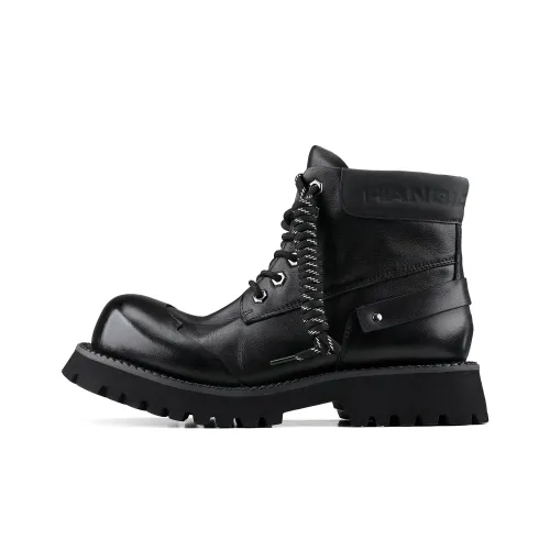 HANQIAORIJI Black Blood Series Мартинсы Черный Унисекс