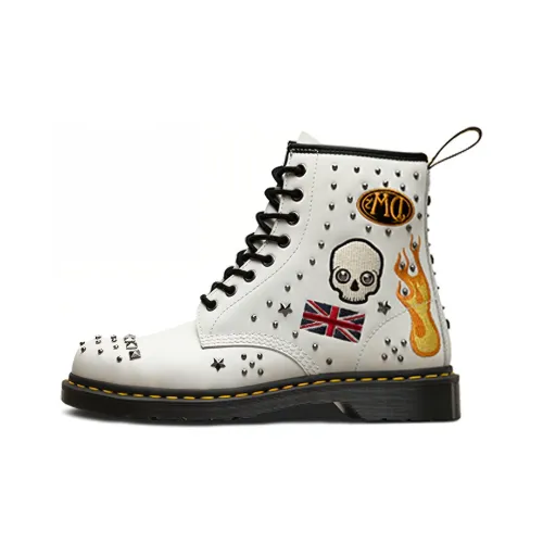 Dr.Martens 1460 Короткий Мартин Ботинок Унисекс Белый
