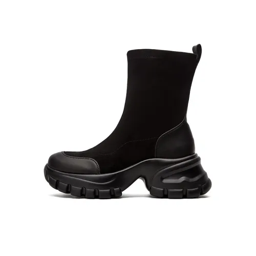 Daphne Ботильоны Женские Черный Хаки