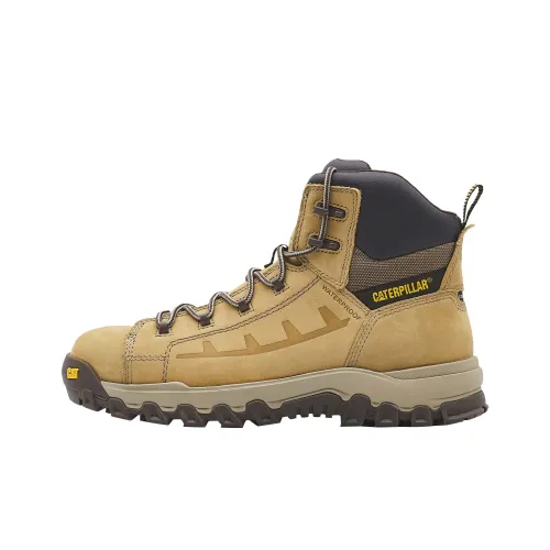 CAT Короткий Аутдор Мужской Желтый + Коричневый