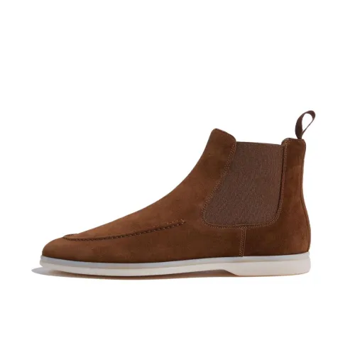 SCAROSSO Eugenio Ankle Длина Челси Мужской Коричневый