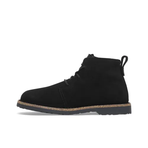 Биркенсток Uppsala MID Shearling Short Martin Boot Женские Black Narrow