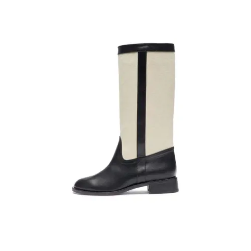 SCAROSSO Женские высокие сапоги на колено черные