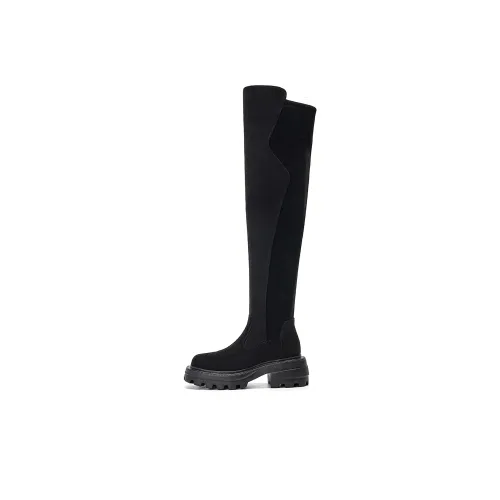 EBLAN Over The Knee Boots Женские Черные