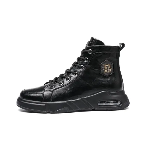 Babinda Короткий Мартин Boot 4CM Мужской Черный