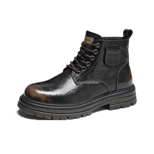 Wolves • Family QUNLANGSHIJIA Короткий Мартин Boot Мужской Бронза