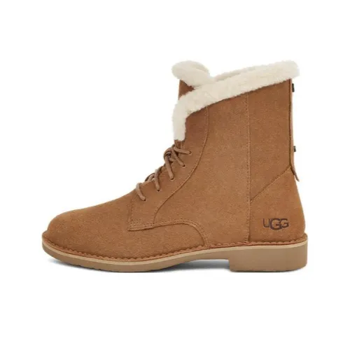 UGG Короткие ботильоны женские цвет каштановый