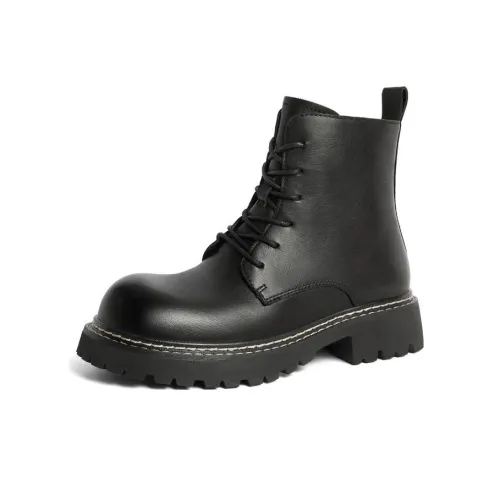 BELLE Short Martin Boot 4CM Women's Black БЕЛЛ Шорт Мартин Ботинок 4CM Женские Черный