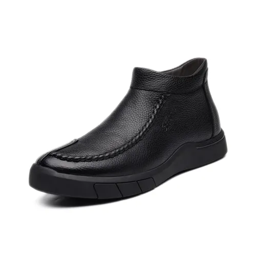 Van Can Be 8 ° Degrees Теплоизоляционный противоскользящий короткий сноубутс мужской черный