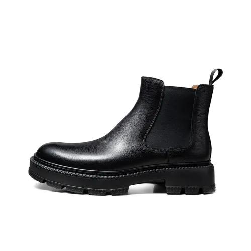 THOM WILLS Короткий Челси Мужской Черный