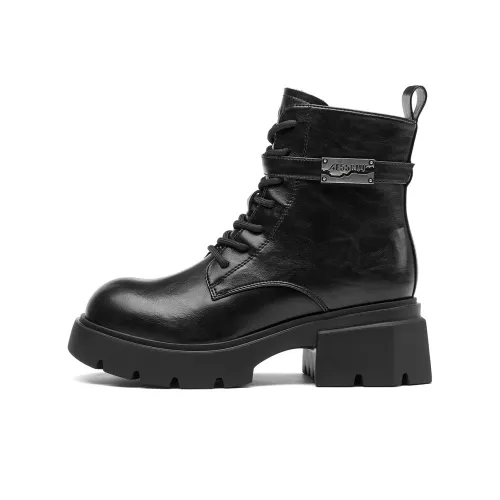 Spider King Short Martin Boot Women's Black