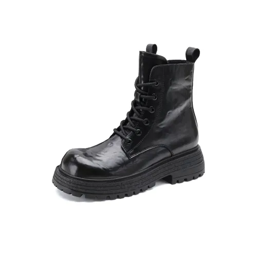 Safiya Короткий Мартин Ботин Женские Черные