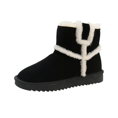 Peach Print Термостойкий Slip-Resistant Короткие Снежные Ботинки 3 см Женские