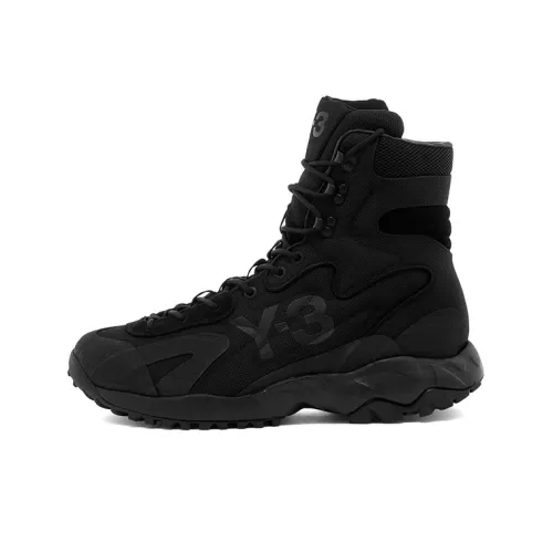 Y 3 Notoma Slip-resistant Abrasion-resistant High Top Streetwear Унисекс Черный
