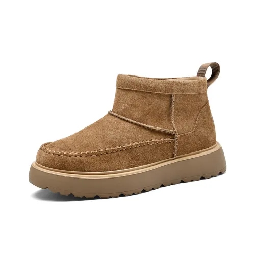 SEPTWOLVES Короткий сноубутс мужской земляной желтый