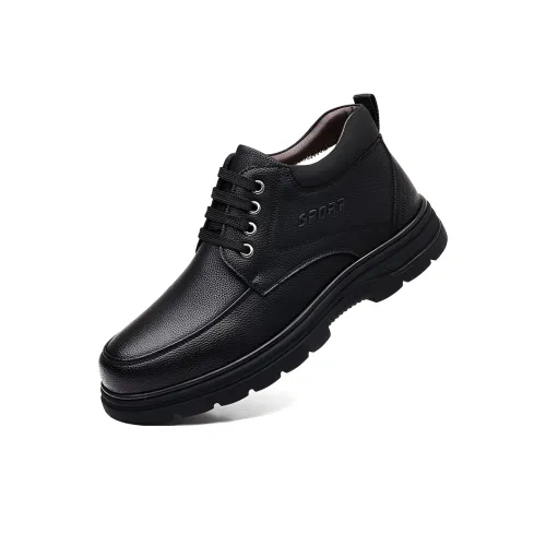 EGCHI Короткий Мартин Ботин Мужской Черный