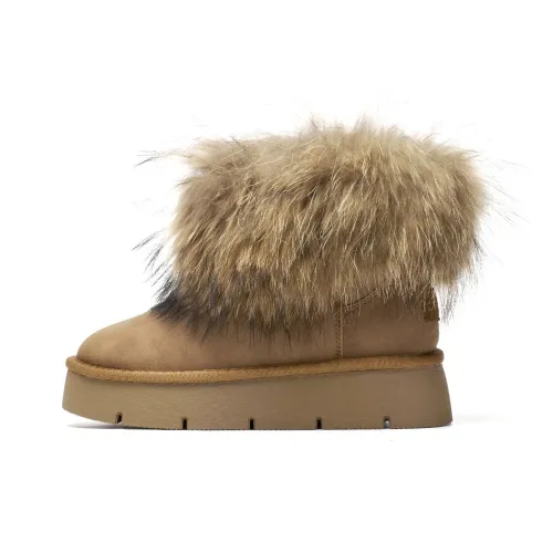 C°BANNER Устойчивые к истиранию Короткие Сноубутсы Женские CAMEL