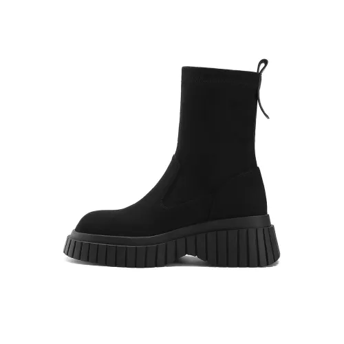 BOSSSUNWEN Эластичные сапоги и сапоги-носки для женщин