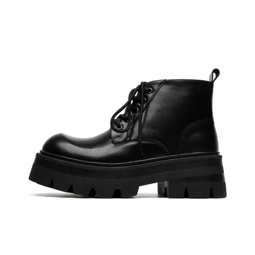Chi Wolf Martin Boot Зимний Флис С подкладкой Байкерские ботинки Унисекс