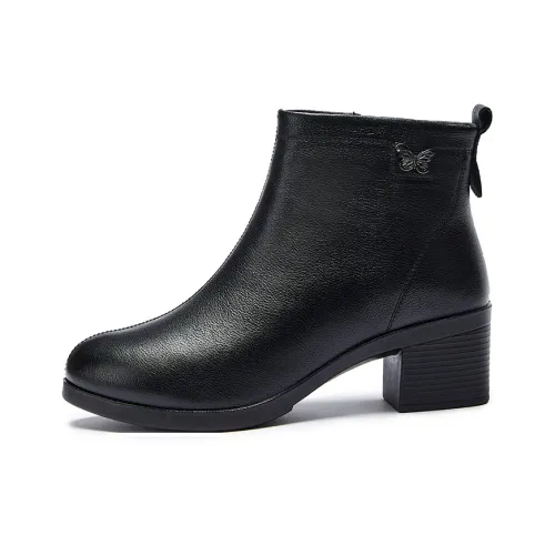 LAORENTOU Ботильоны 5CM Женские Черные