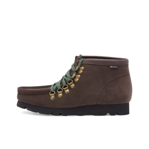 END. Совместный выпуск X Beams Plus x Clarks Originals Walla Hike GTX Ботильоны Мужской Темно-коричневый
