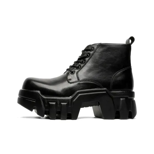 V ZERO FIVE Короткий Мартин Ботинок 7CM Мужской Черный
