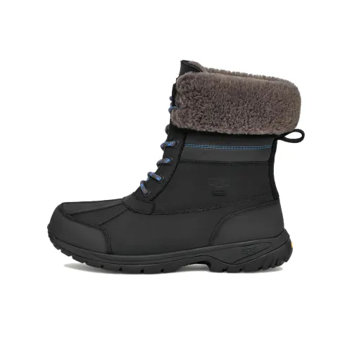 UGG Короткий MID Голень Аутдор Мужской Черный
