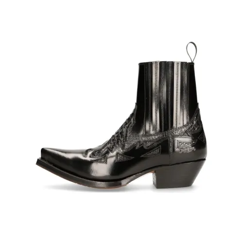 NEW ROCK Ботильоны 5 см Мужской Черный