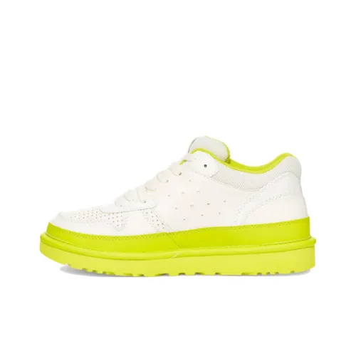 UGG Highland Стильные Скейтбординги Женские Белые Желтые