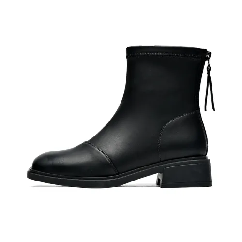 ZHR Грубый каблук Ботильоны 4CM Женские