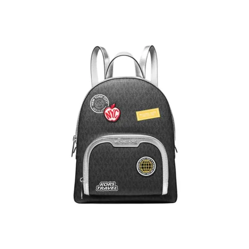 MICHAEL KORS Jaycee Покрытый холст Рюкзак Средний Женский Черный