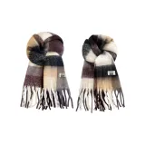 2 пачки (Большая клетка, серый, кофейный, бежевый + радужный, серый, кофейный)