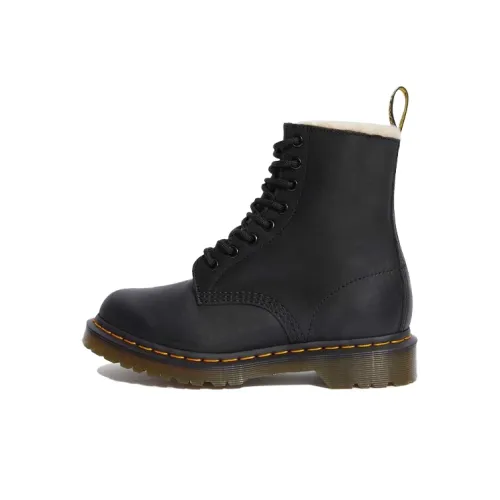 Dr.Martens 1460 Короткий Мартин Ботинок Женские Черный