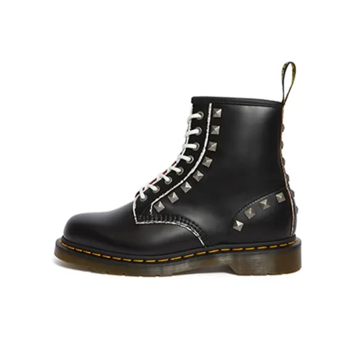 Dr.Martens 1460 Stud Короткий Мартин Ботинок Унисекс Черный