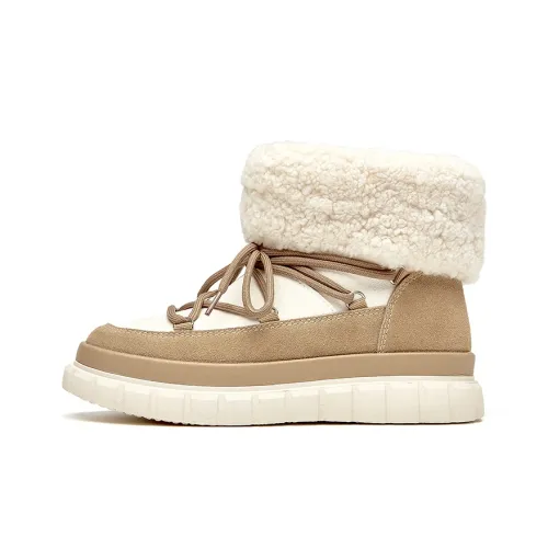 Beau Today Сноубутсы Абрикос Женские