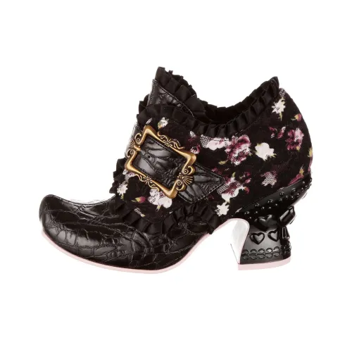 IRREGULAR CHOICE Squash Buckle Ботильоны 7,8 см Женские Черный