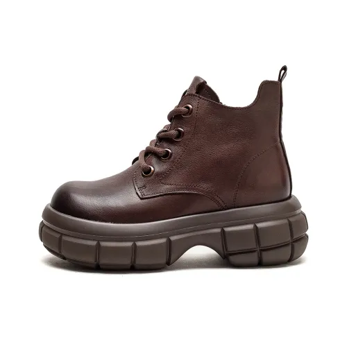 MATA Короткий Мартин Ботинок 6 см Женский