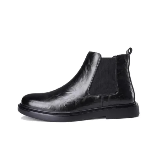 Wolves • Family QUNLANGSHIJIA Короткий Челси Мужской Черный