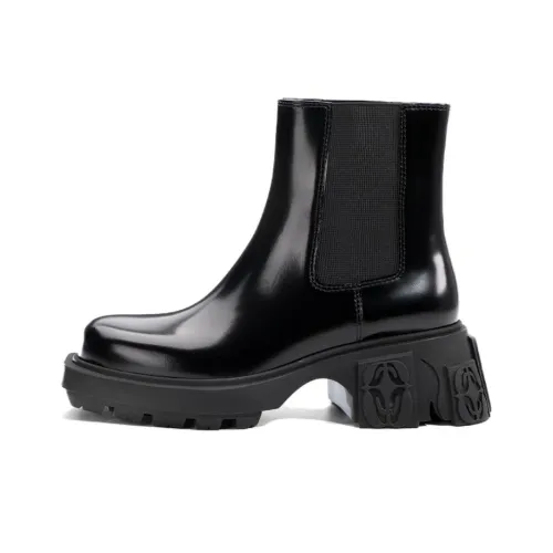 DIBO MANNER Astral series Винтаж Однотонный Блестящий Мартинсы Ботильоны